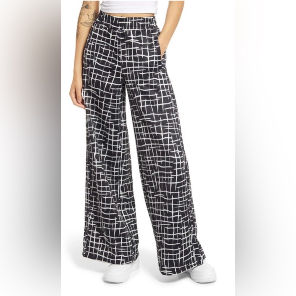 NORDSTOM wide leg track pants